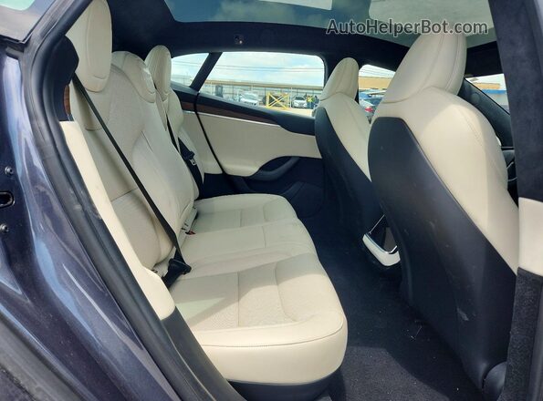5YJSA1E5XPF523280 2023 TESLA MODEL Серый Вид задних сидений