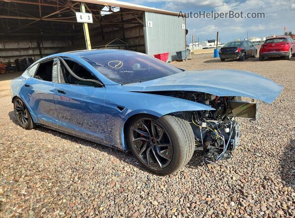 5YJSA1E64TF558691 2026 TESLA MODEL Blue Delantero derecho