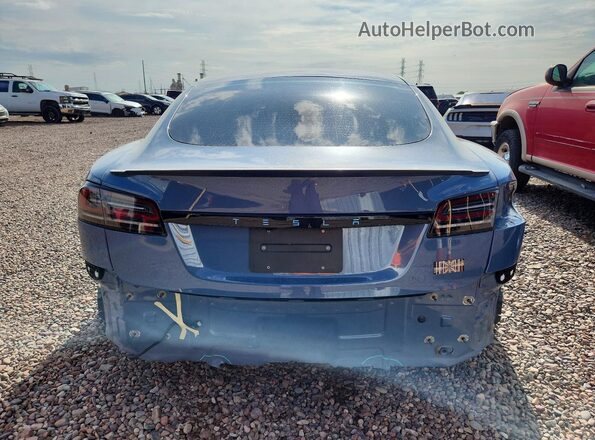 5YJSA1E64TF558691 2026 TESLA MODEL Blue Vista trasera