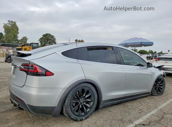 5YJXCAE28GF020966 2016 TESLA MODEL Silver Trasero derecho
