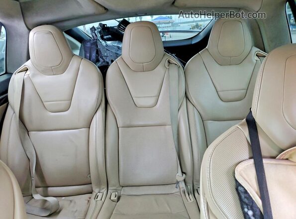 5YJXCAE28GF020966 2016 TESLA MODEL Silver Vista de los asientos traseros