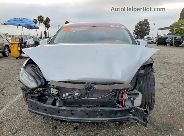 5YJXCAE28GF020966 2016 TESLA MODEL Silver Vista frontal