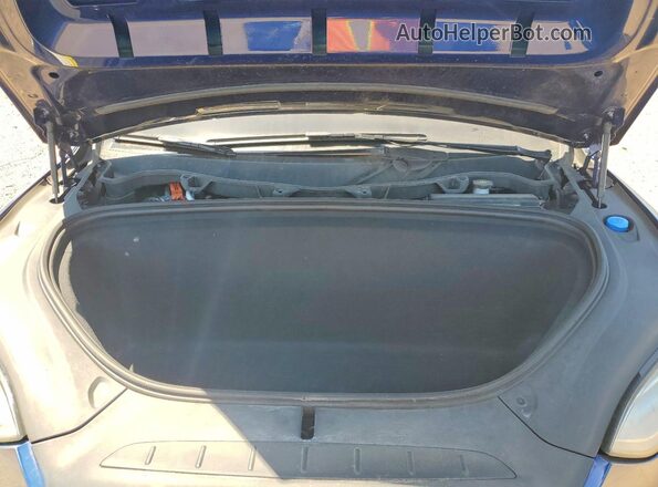 5YJXCAE45GF005584 2016 TESLA MODEL Blue Вид задньої частини салону