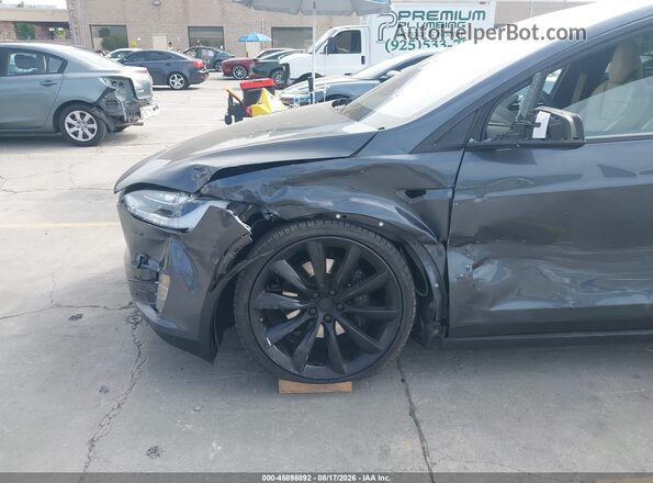 5YJXCBE22GF016482 2016 TESLA MODEL X Black Դիմացի տեսք