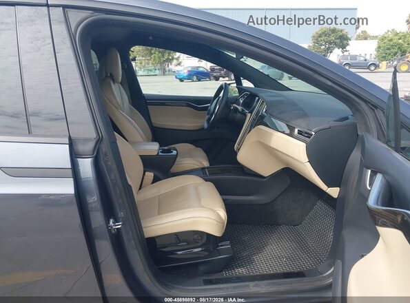 5YJXCBE22GF016482 2016 TESLA MODEL X Black Սալոնի դիմացի տեսք