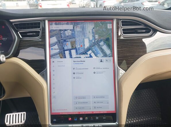 5YJXCBE22GF016482 2016 TESLA MODEL X Black 