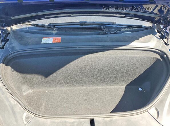 5YJXCBE27GF015649 2016 TESLA MODEL Blue უკანა სალონის ხედი