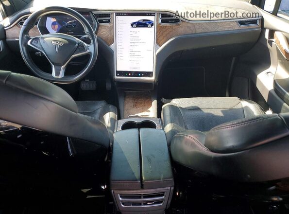 5YJXCBE27GF015649 2016 TESLA MODEL Blue წინა პანელის ხედი