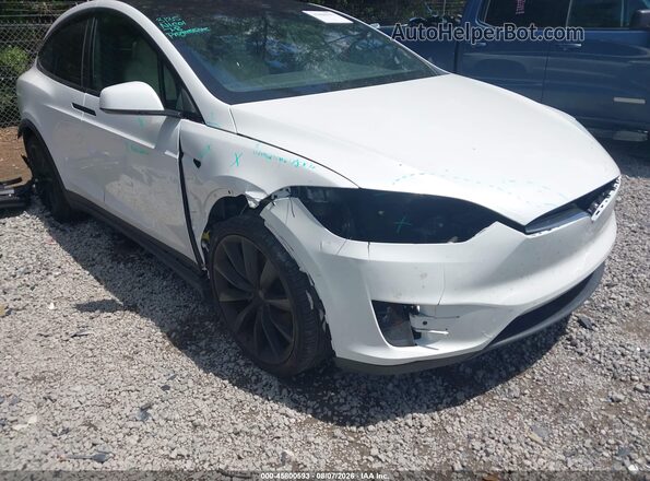 5YJXCBE28LF300368 2020 TESLA MODEL X White Вид спереду