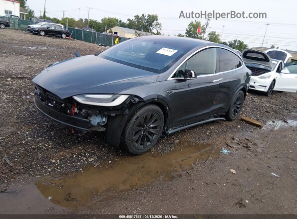 5YJXCBE29GF014373 2016 TESLA MODEL X Черный Передняя левая четверть