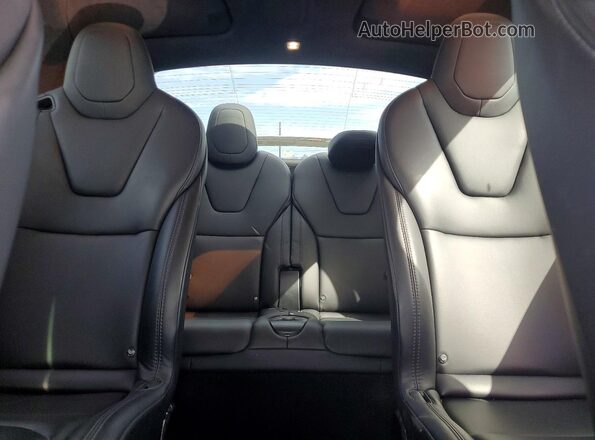5YJXCBE29JF101973 2018 TESLA MODEL Silver Вид задніх сидінь