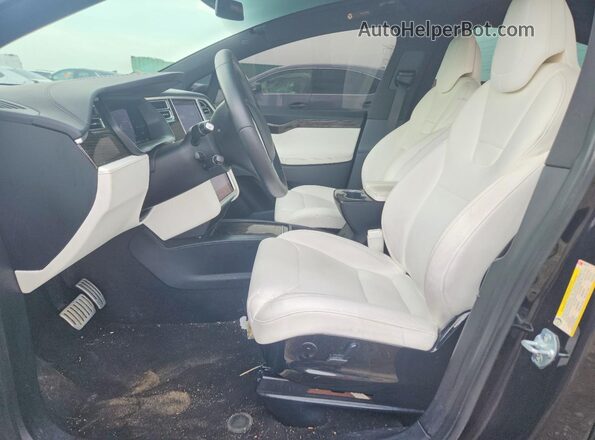 5YJXCBE41GF005720 2016 TESLA MODEL Black Սալոնի դիմացի տեսք