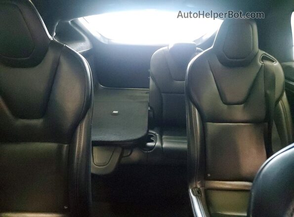 5YJXCBE43JF122089 2018 TESLA MODEL Blue Rear seats view
