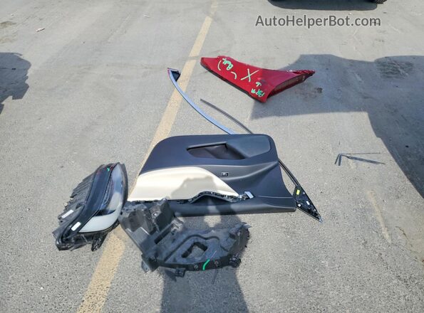 5YJXCBE44JF095534 2018 TESLA MODEL Red Vista de la etiqueta del VIN