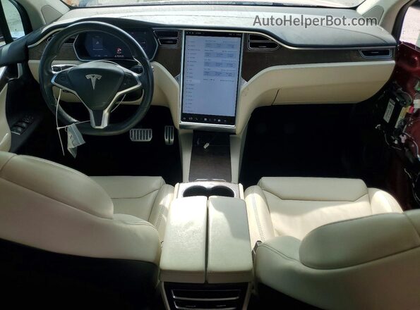 5YJXCBE44JF095534 2018 TESLA MODEL Red Vista del salpicadero