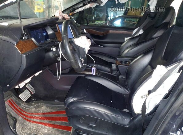 5YJXCBE46KF211656 2019 TESLA MODEL Gray Вид салону спереду