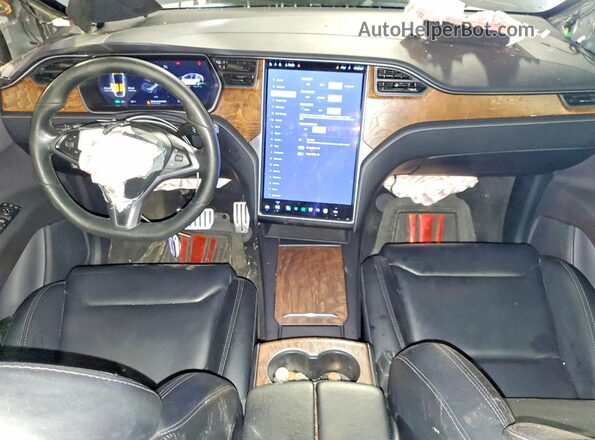 5YJXCBE46KF211656 2019 TESLA MODEL Gray Вид панелі приладів