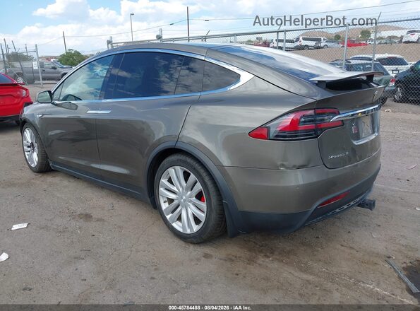 5YJXCBE4XGF002993 2016 TESLA MODEL X Золотой Задняя левая четверть