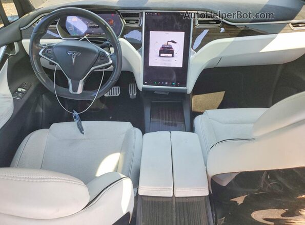 5YJXCBE4XGF006980 2016 TESLA MODEL Black Widok deski rozdzielczej