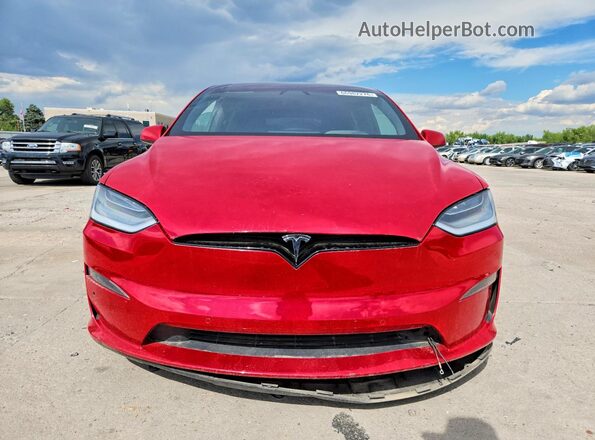 5YJXCBE57MF326567 2021 TESLA MODEL Красный Вид задних сидений