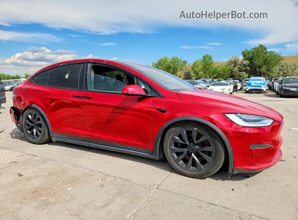 5YJXCBE57MF326567 2021 TESLA MODEL Красный Вид салона спереди