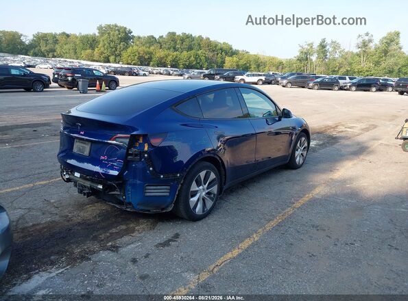 5YJYGAEE0MF179866 2021 TESLA MODEL Y Blue Rear right