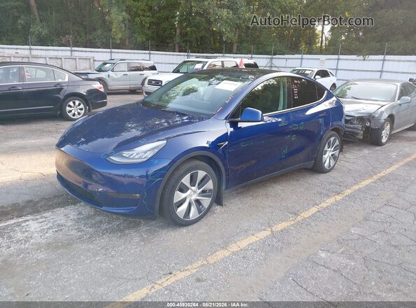 5YJYGAEE0MF179866 2021 TESLA MODEL Y Blue Front left