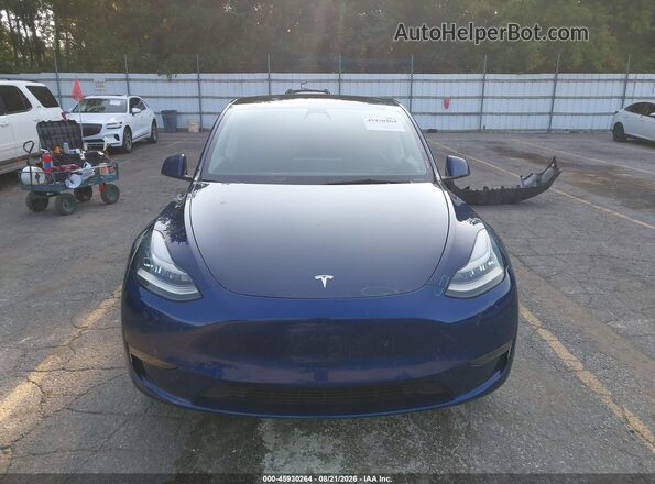 5YJYGAEE0MF179866 2021 TESLA MODEL Y Blue Rear interior view