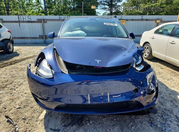 5YJYGAEE0MF196165 2021 TESLA MODEL Blue წინა ხედი