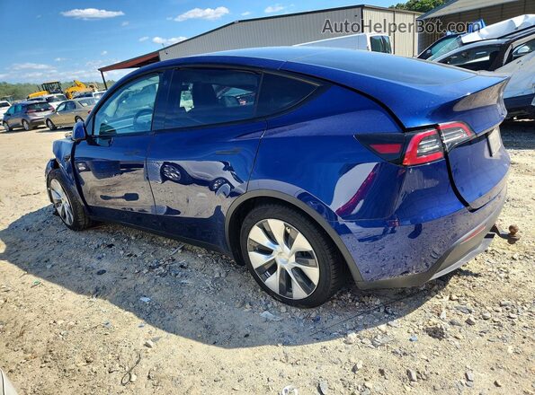 5YJYGAEE0MF196165 2021 TESLA MODEL Blue უკანა მარცხენა