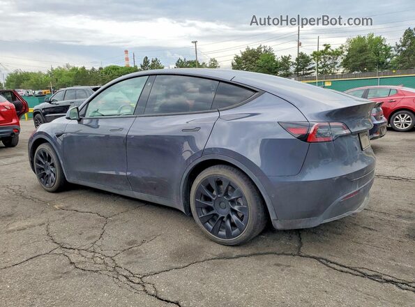 5YJYGAEE1MF155172 2021 TESLA MODEL Серый Задняя левая четверть