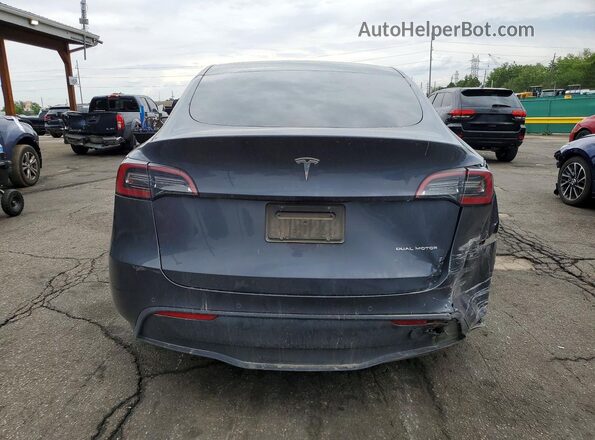5YJYGAEE1MF155172 2021 TESLA MODEL Серый Вид сзади