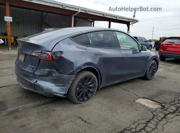 5YJYGAEE1MF155172 2021 TESLA MODEL Серый Задняя правая четверть