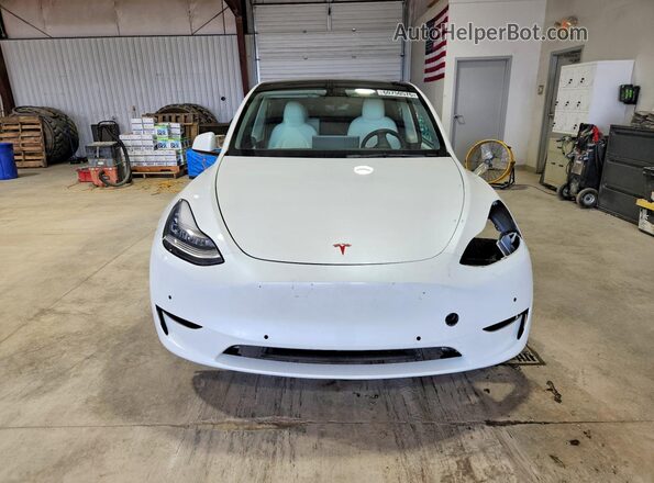 5YJYGAEE2MF136615 2021 TESLA MODEL Белый Вид спереди