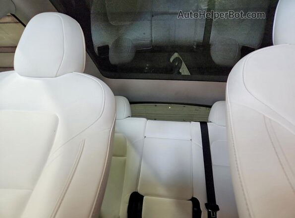 5YJYGAEE2MF136615 2021 TESLA MODEL Белый Вид задних сидений