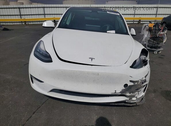 5YJYGAEE2MF155021 2021 TESLA MODEL White წინა ხედი