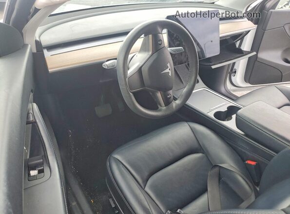 5YJYGAEE2MF155021 2021 TESLA MODEL White წინა პანელის ხედი