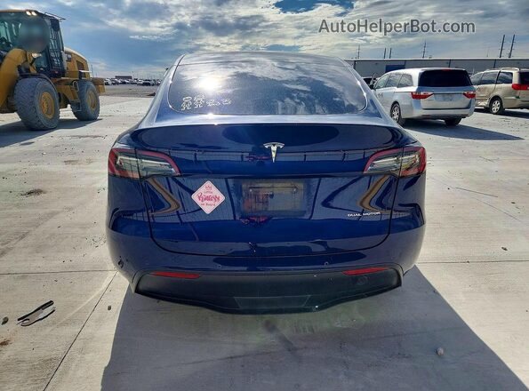 5YJYGAEE3MF196158 2021 TESLA MODEL Blue Vista trasera