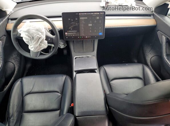 5YJYGAEE7MF188225 2021 TESLA MODEL Gray Widok deski rozdzielczej