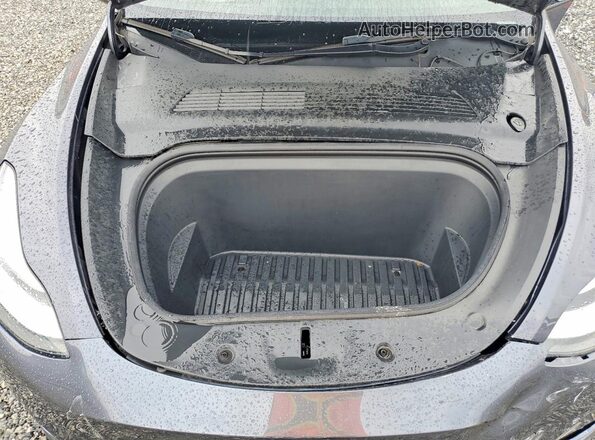 5YJYGAEE7MF188225 2021 TESLA MODEL Gray Widok wnętrza z tyłu