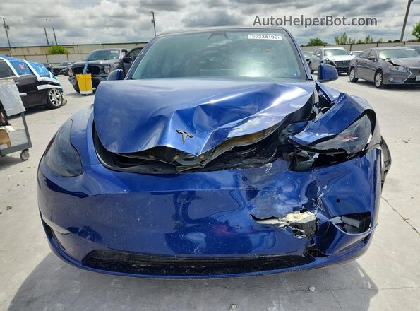 5YJYGAEE7MF211471 2021 TESLA MODEL Синий Вид спереди