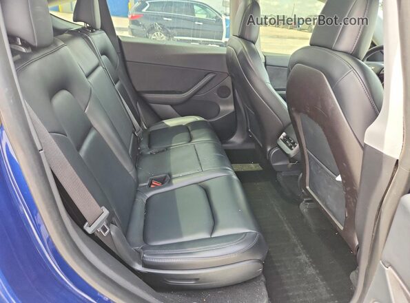 5YJYGAEE7MF211471 2021 TESLA MODEL Синий Вид задних сидений