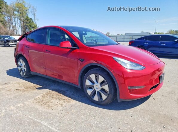 5YJYGAEE7MF230103 2021 TESLA MODEL Red Przód prawy