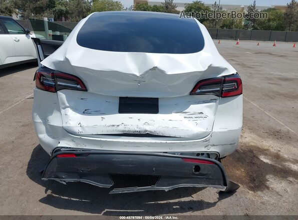 5YJYGAEEXMF243752 2021 TESLA MODEL Y White წინა ხედი
