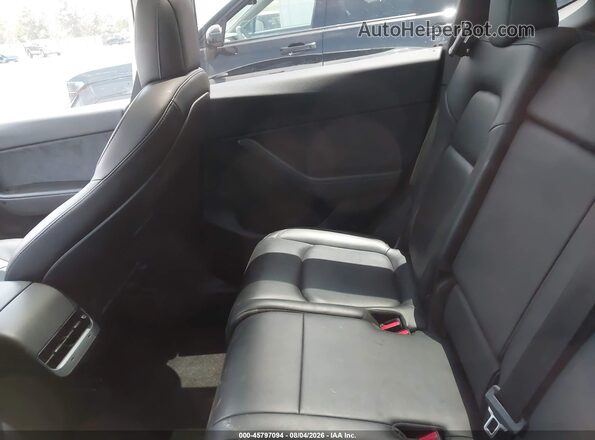 5YJYGAEEXMF243752 2021 TESLA MODEL Y White VIN კოდის სტიკერის ხედი