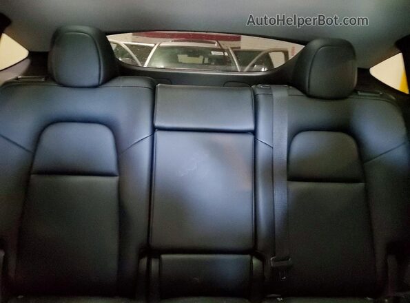 5YJYGAEEXMF263046 2021 TESLA MODEL Black Vista de los asientos traseros