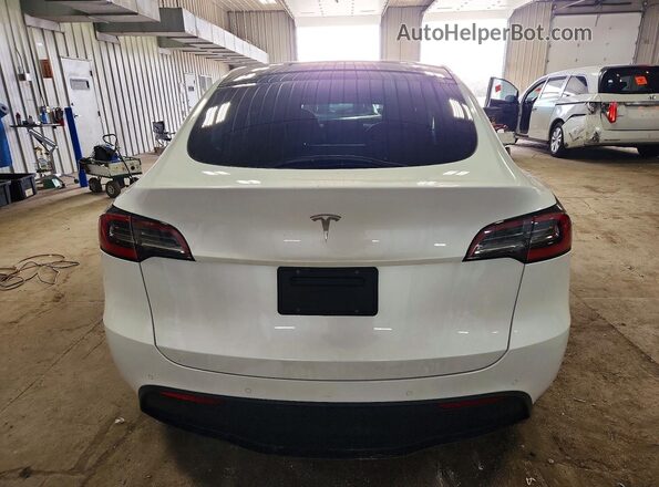 5YJYGDED1MF109558 2021 TESLA MODEL White უკანა ხედი