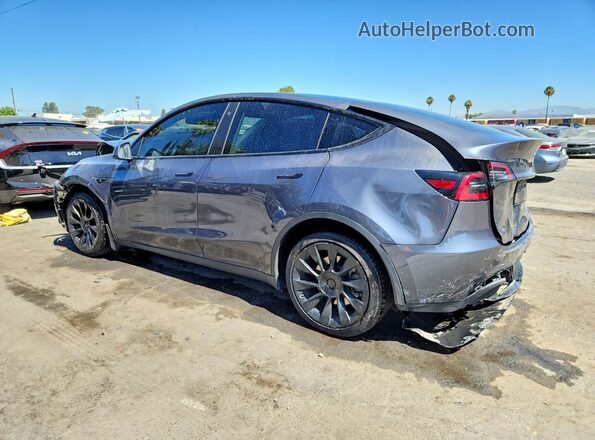 5YJYGDED8MF124395 2021 TESLA MODEL Серый Задняя левая четверть