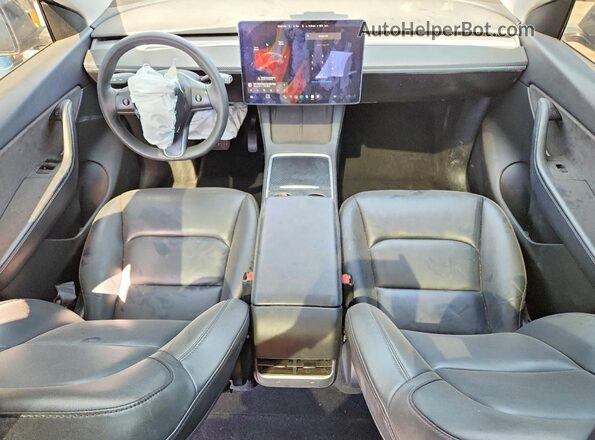 5YJYGDED8MF124395 2021 TESLA MODEL Серый Вид панели приборов