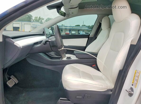5YJYGDEE0LF042698 2020 TESLA MODEL White Widok wnętrza z przodu